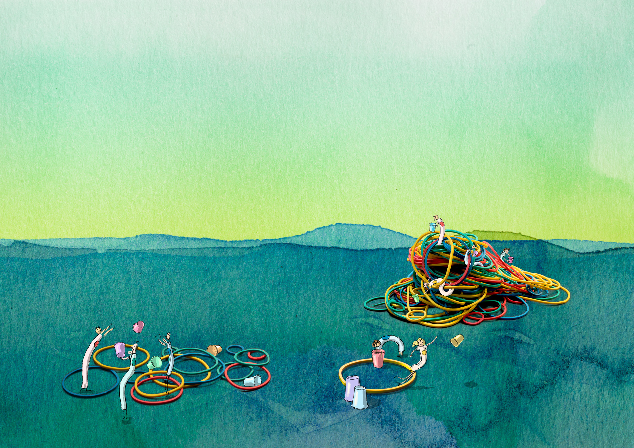 02.05 Bekers stapelen